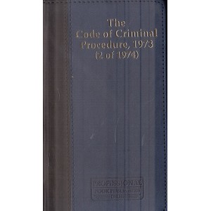 Professional's The Code of Criminal Procedure, 1973 (2 of 1974) | Cr.P.C. Palmtop Leather Bound Edition